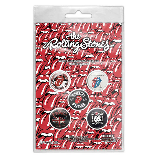 The Rolling Stones Tour Collection Badge Pack
