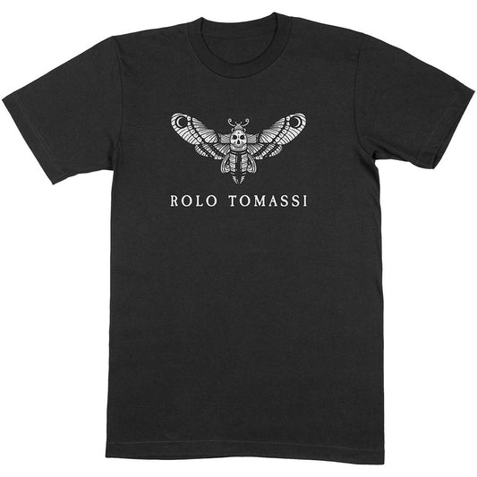 ROLO TOMASSI UNISEX T-SHIRT: MOTH LOGO