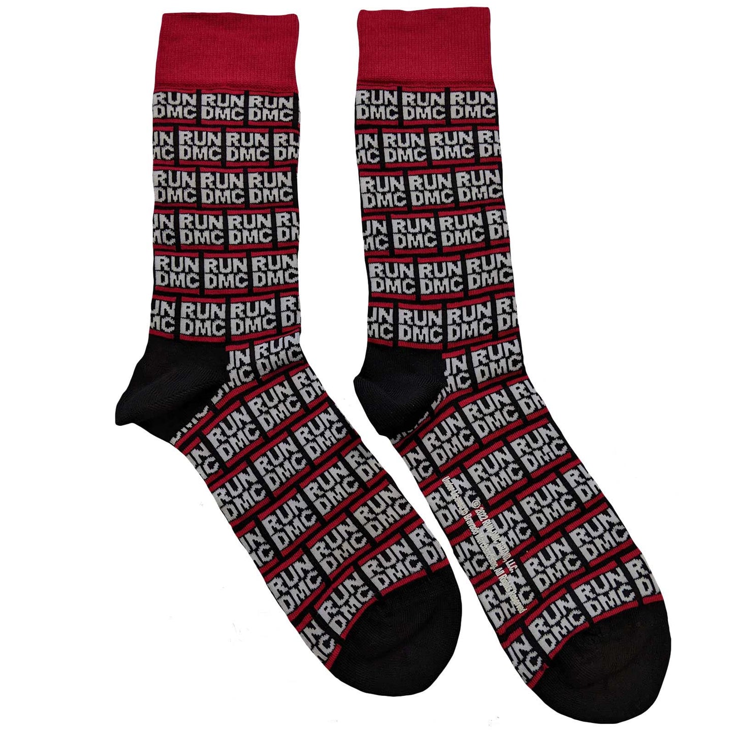 Run Dmc All Over Logo Unisex Ankle Socks