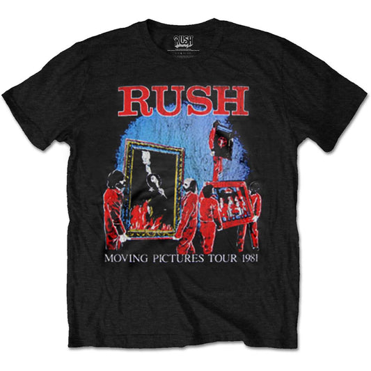 RUSH UNISEX T-SHIRT: MOVING PICTURES TOUR
