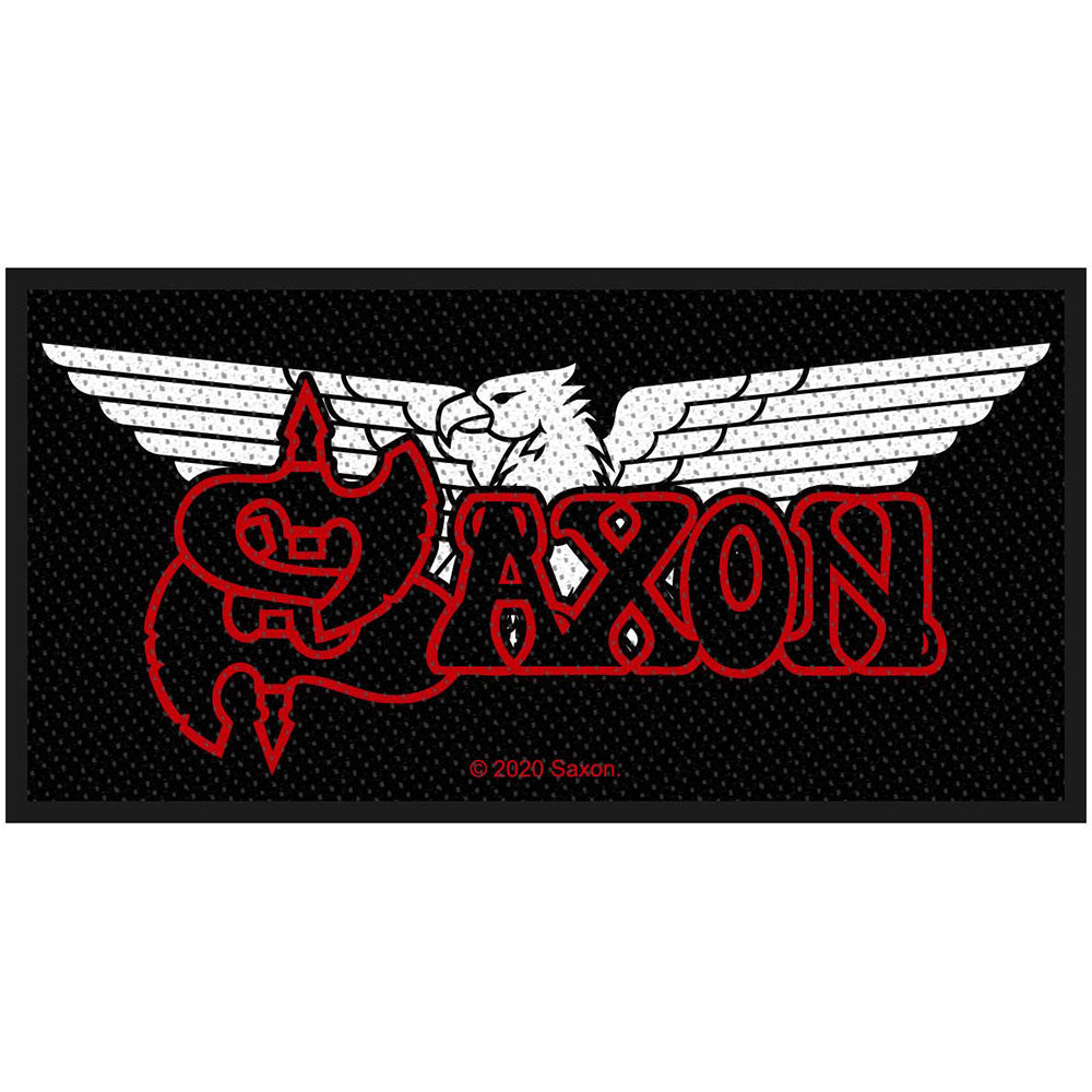 SAXON STANDARD PATCH: LOGO/EAGLE