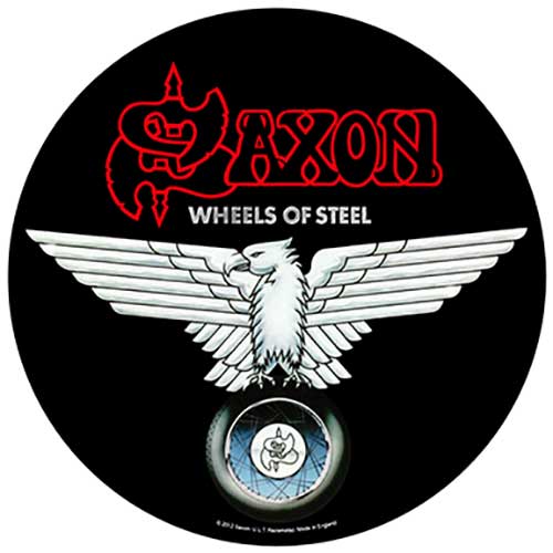 SAXON BACK PATCH: WHEELS OF STEEL