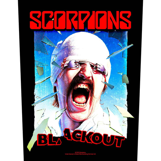 SCORPIONS BACK PATCH: BLACKOUT