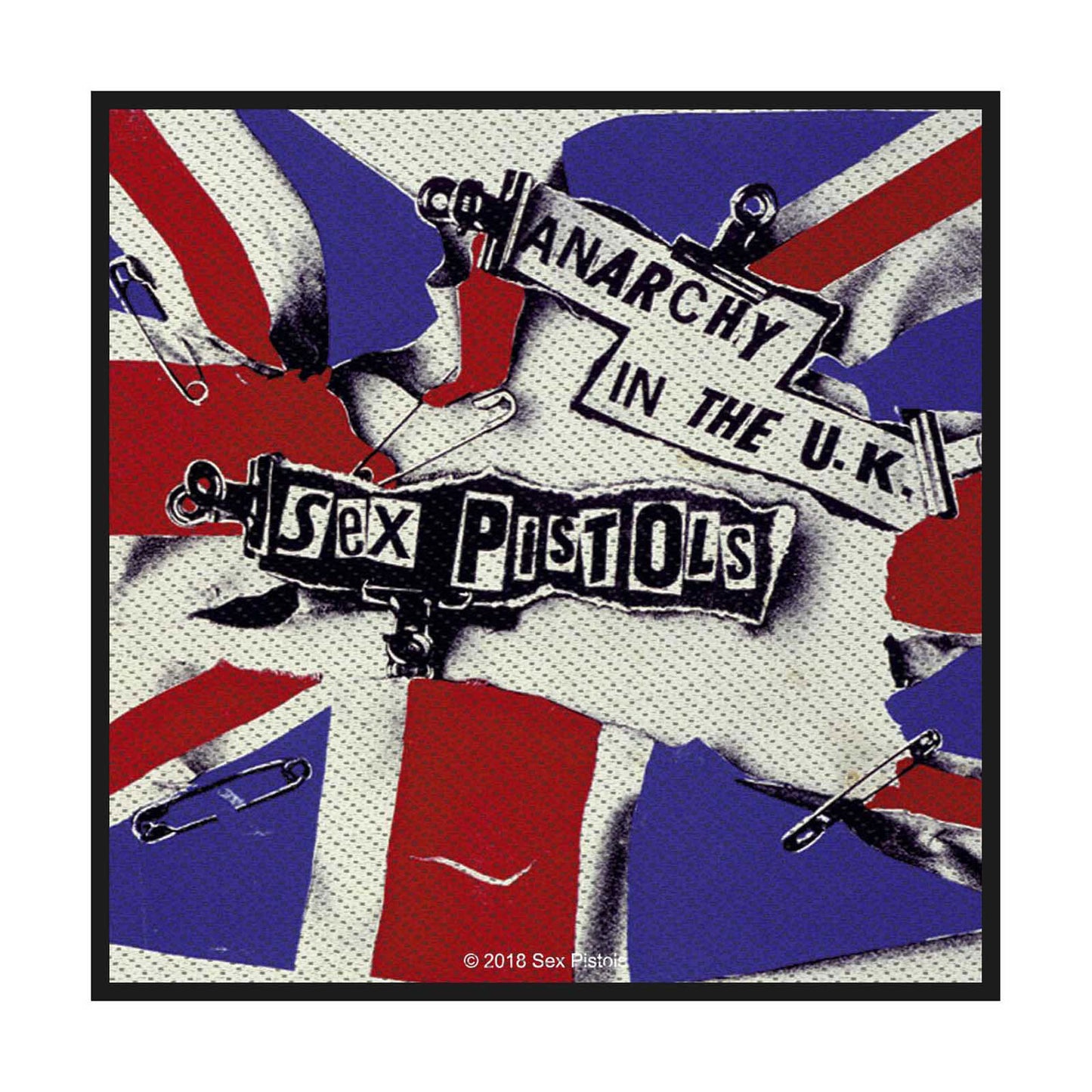 THE SEX PISTOLS STANDARD PATCH: ANARCHY IN THE UK