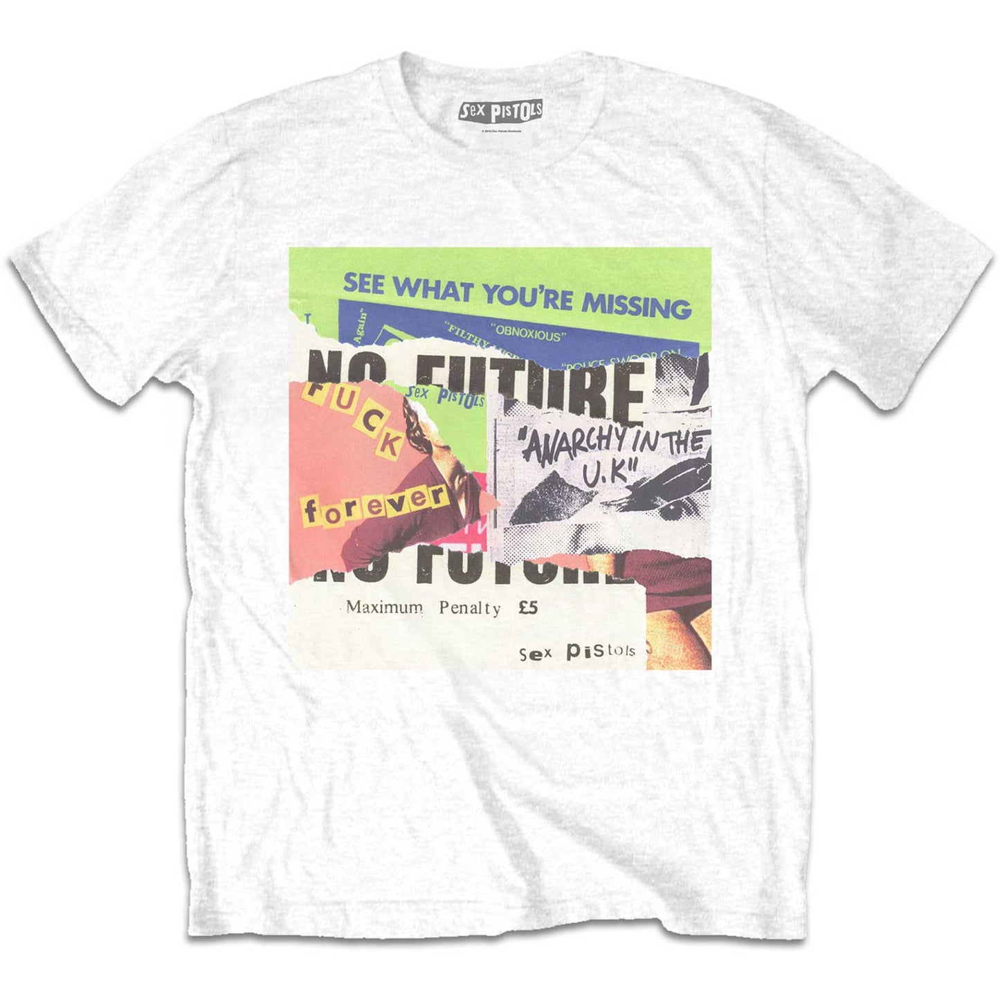 THE SEX PISTOLS UNISEX T-SHIRT: COLLAGE