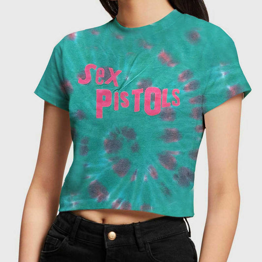 The Sex Pistols Ladies Logo Crop Top