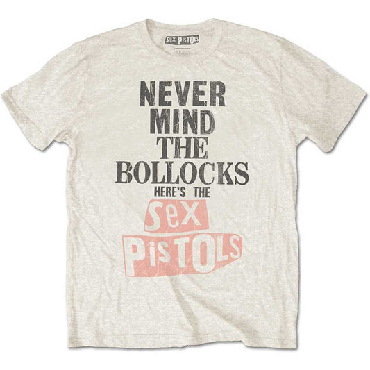 THE SEX PISTOLS UNISEX T-SHIRT: BOLLOCKS DISTRESSED
