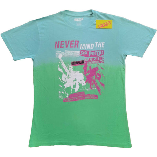 THE SEX PISTOLS UNISEX T-SHIRT: NMTB JAPAN (DIP-DYE)