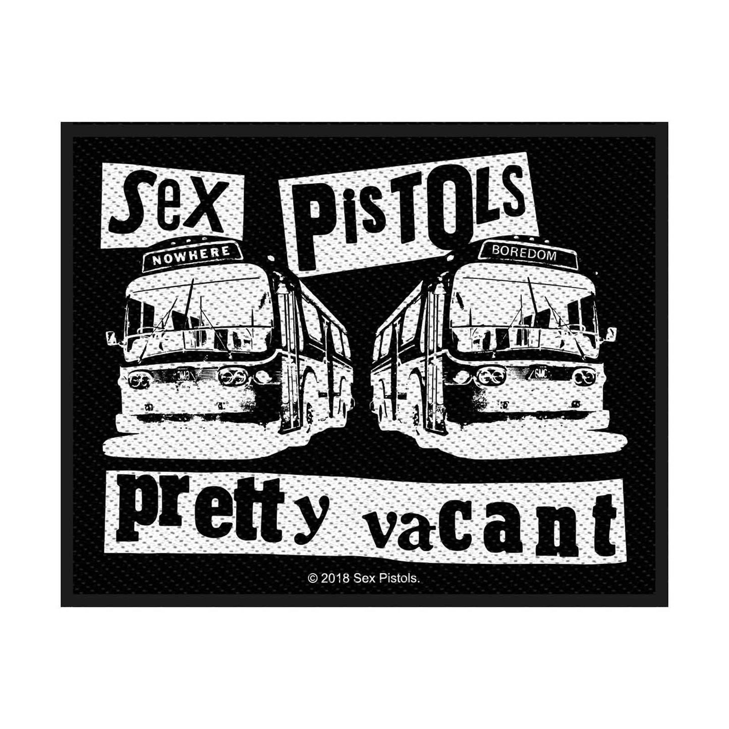 THE SEX PISTOLS STANDARD PATCH: PRETTY VACANT