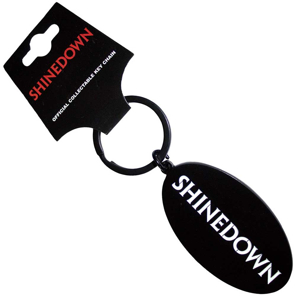 Shinedown Text Logo Keychain