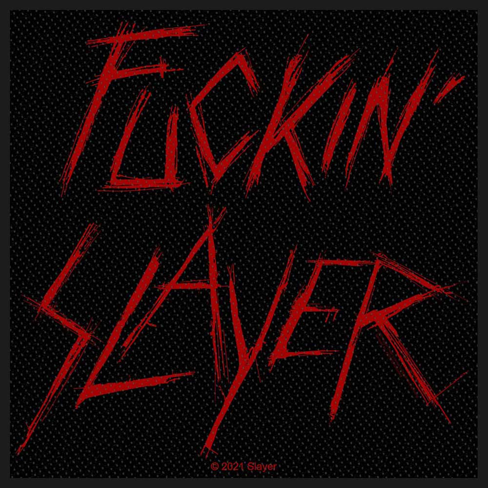 SLAYER STANDARD PATCH: FUCKIN' SLAYER