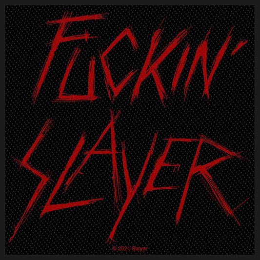 SLAYER STANDARD PATCH: FUCKIN' SLAYER