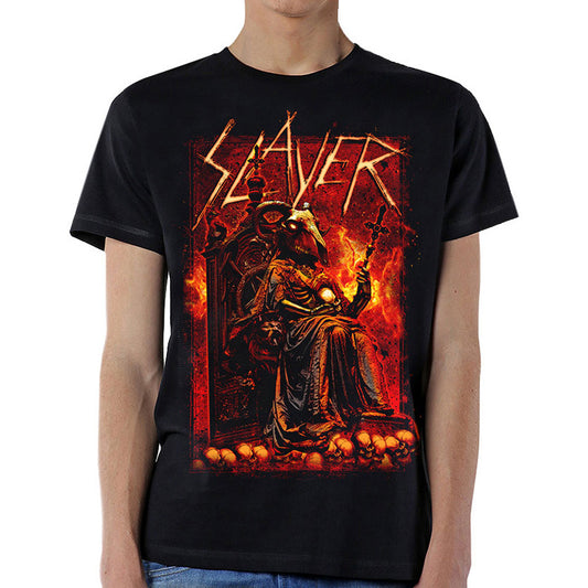 SLAYER UNISEX T-SHIRT: GOAT SKULL