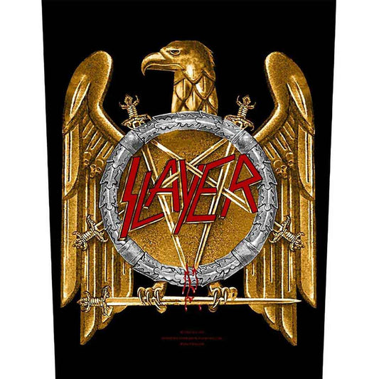 SLAYER BACK PATCH: GOLDEN EAGLE