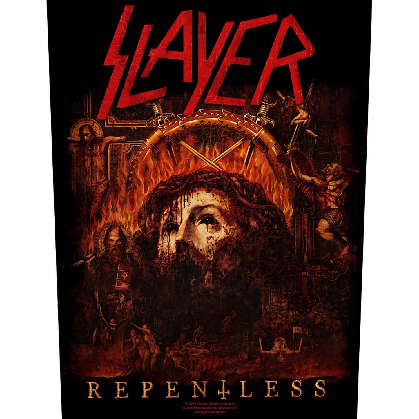 SLAYER BACK PATCH: REPENTLESS