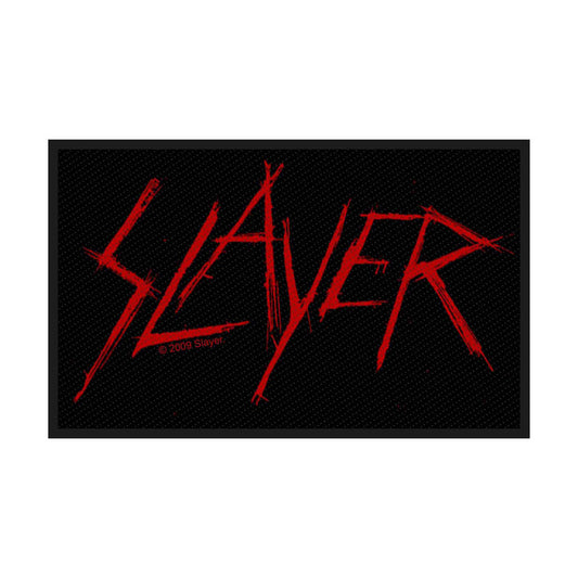 SLAYER STANDARD PATCH: SCRATCHED LOGO