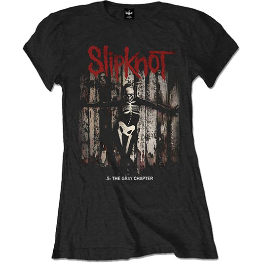 SLIPKNOT LADIES T-SHIRT: .5: THE GRAY CHAPTER ALBUM