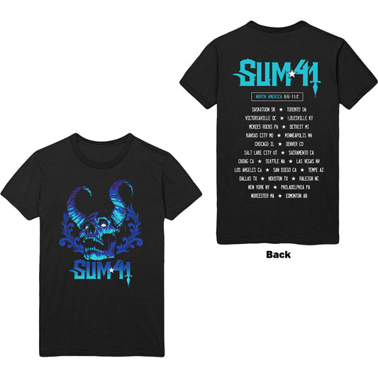 SUM 41 UNISEX T-SHIRT: BLUE DEMON