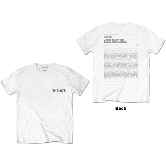 THE 1975 UNISEX T-SHIRT: A BRIEF INQUIRY