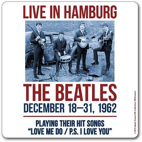 THE BEATLES SINGLE CORK COASTER: 1962 HAMBURG