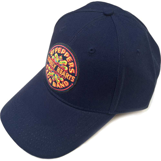 THE BEATLES UNISEX BASEBALL CAP: SGT PEPPER DRUM 