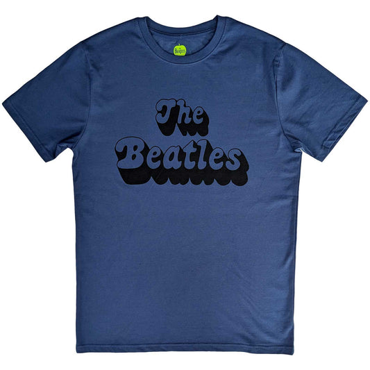The Beatles Text Logo Shadow Unisex T-Shirt