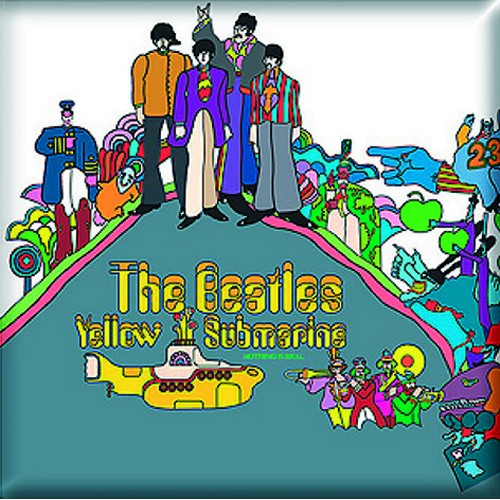 THE BEATLES FRIDGE MAGNET: YELLOW SUBMARINE