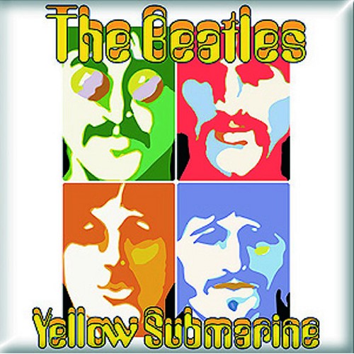THE BEATLES FRIDGE MAGNET: YELLOW SUBMARINE SEA OF SCIENCE