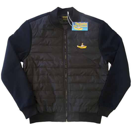 THE BEATLES UNISEX QUILTED JACKET: YELLOW SUBMARINE