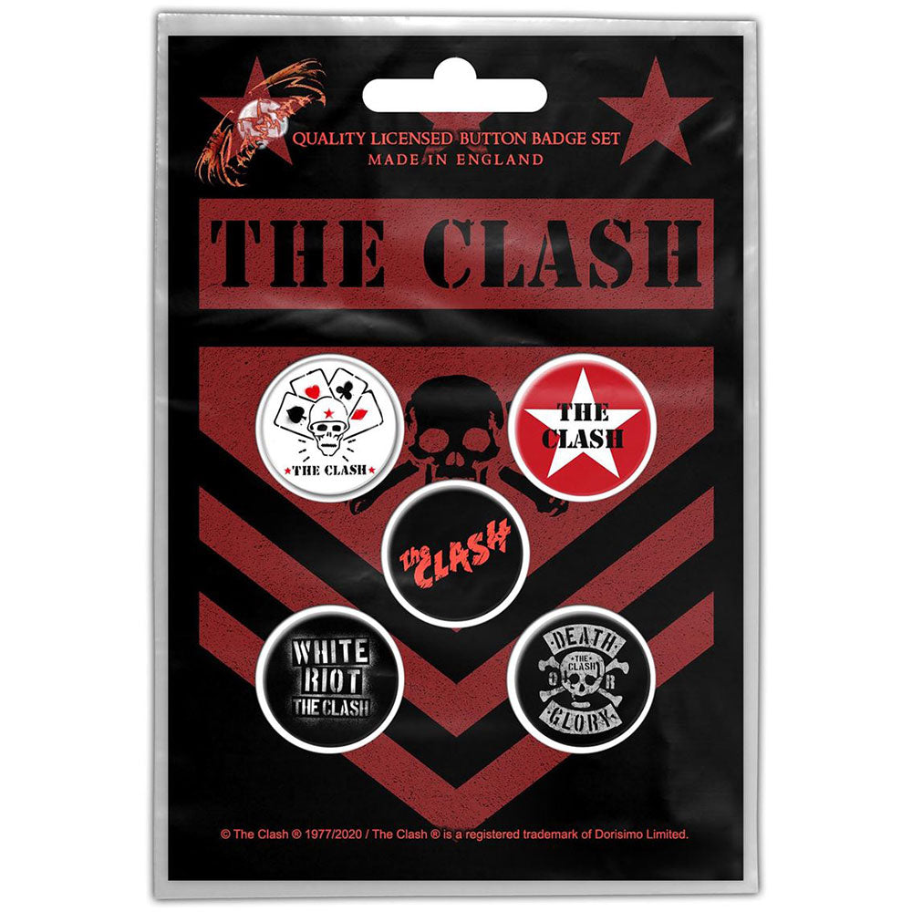 THE CLASH BUTTON BADGE PACK: LONDON CALLING