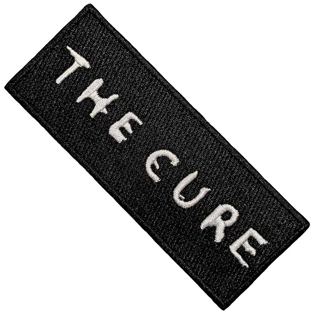 The Cure Woven Patch: Text Logo