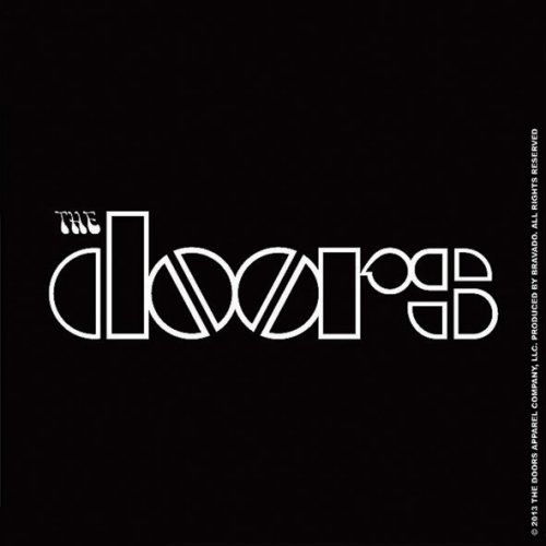 THE DOORS SINGLE CORK COASTER: LOGO