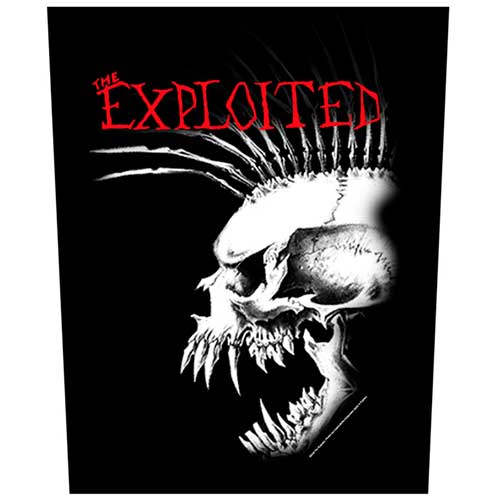 THE EXPLOITED BACK PATCH: BASTARD SKULL