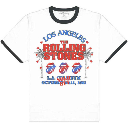 The Rolling Stones American LA Tour Unisex Ringer T-Shirt