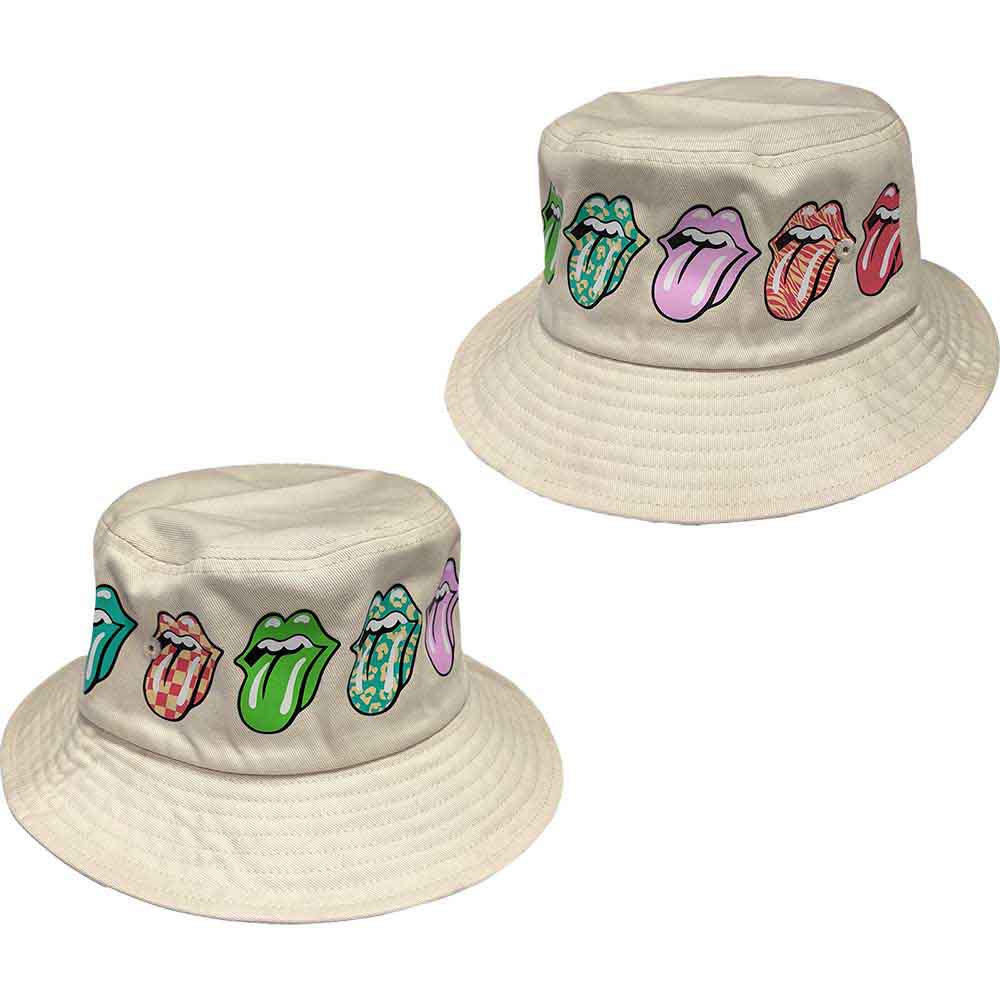 The Rolling Stones Multi-tongue-Pattern Unisex Bucket Hat