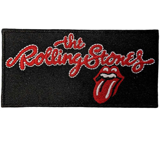 The Rolling Stones Script Logo Woven Patch