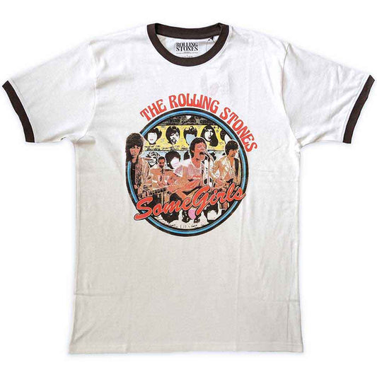 The Rolling Stones Some Girls Circle Unisex Ringer T-Shirt