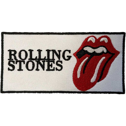 The Rolling Stones Text Logo Woven Patch