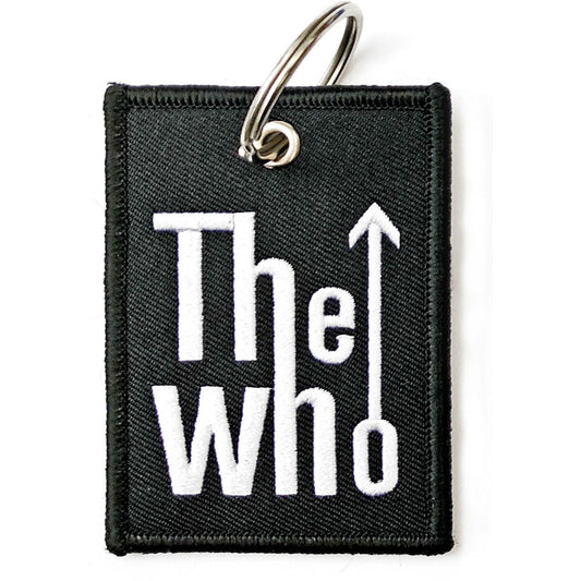 THE WHO KEYCHAIN: ARROW LOGO (DOUBLE SIDED PATCH)