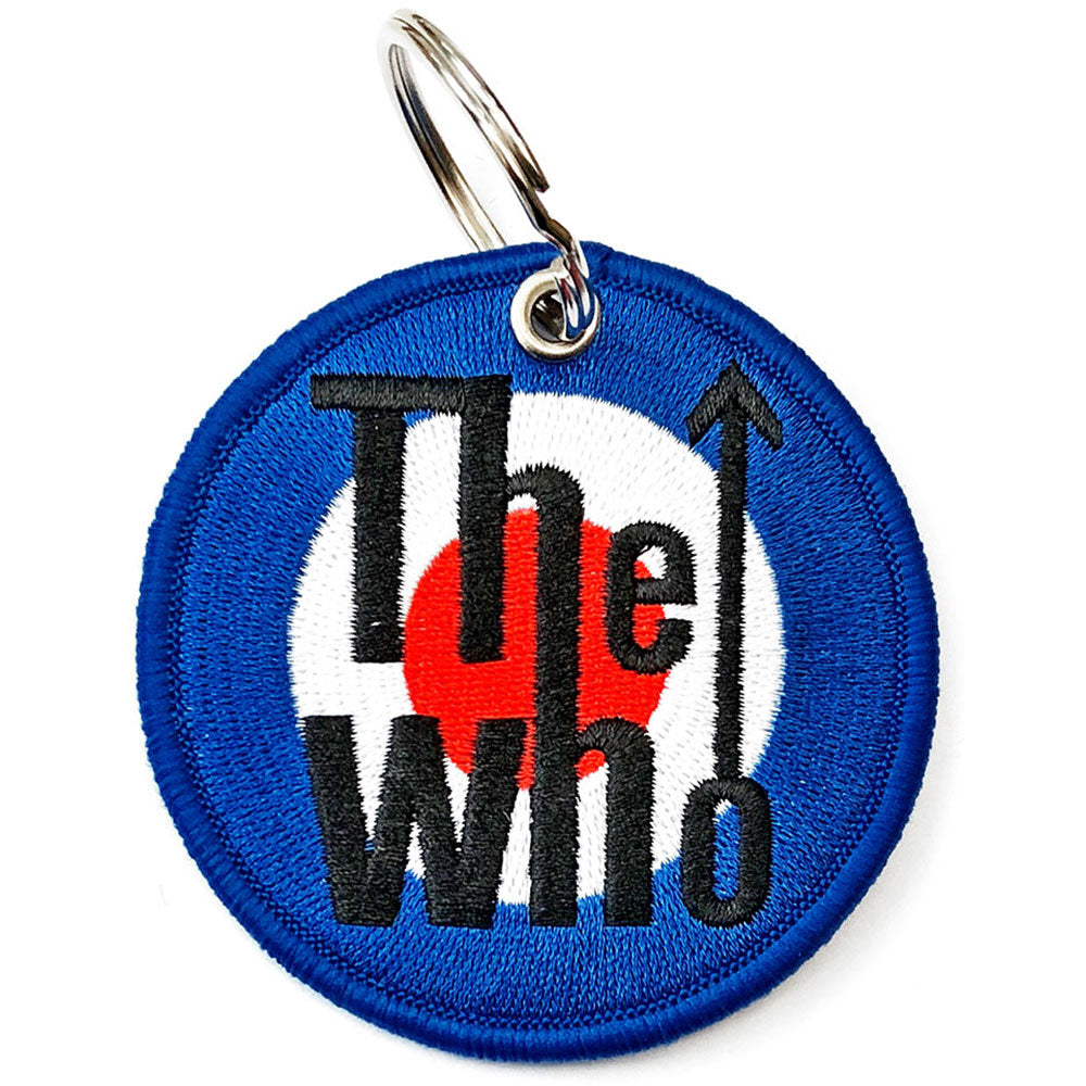 THE WHO KEYCHAIN: TARGET LOGO (DOUBLE SIDED PATCH)