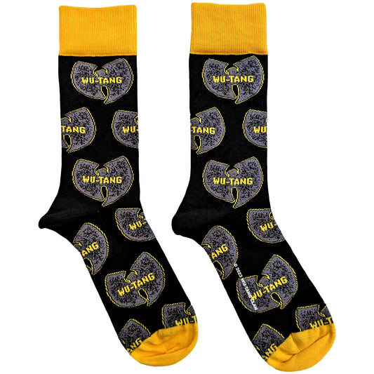 Wu-Tang Clan Grey Logos Unisex Ankle Socks
