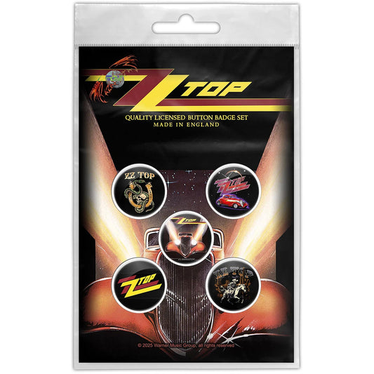 ZZ Top Eliminator Badge Pack