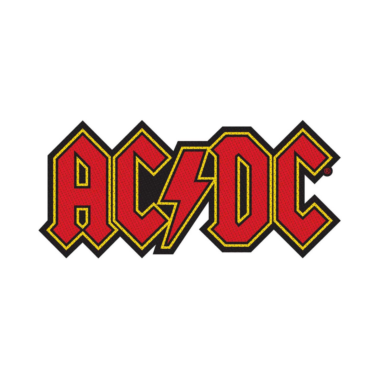 ACDC STANDARD PATCH: LOGO CUT-OUT