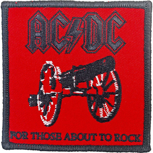 ACDC STANDARD PATCH: FOR THOSE ABOUT TO ROCK
