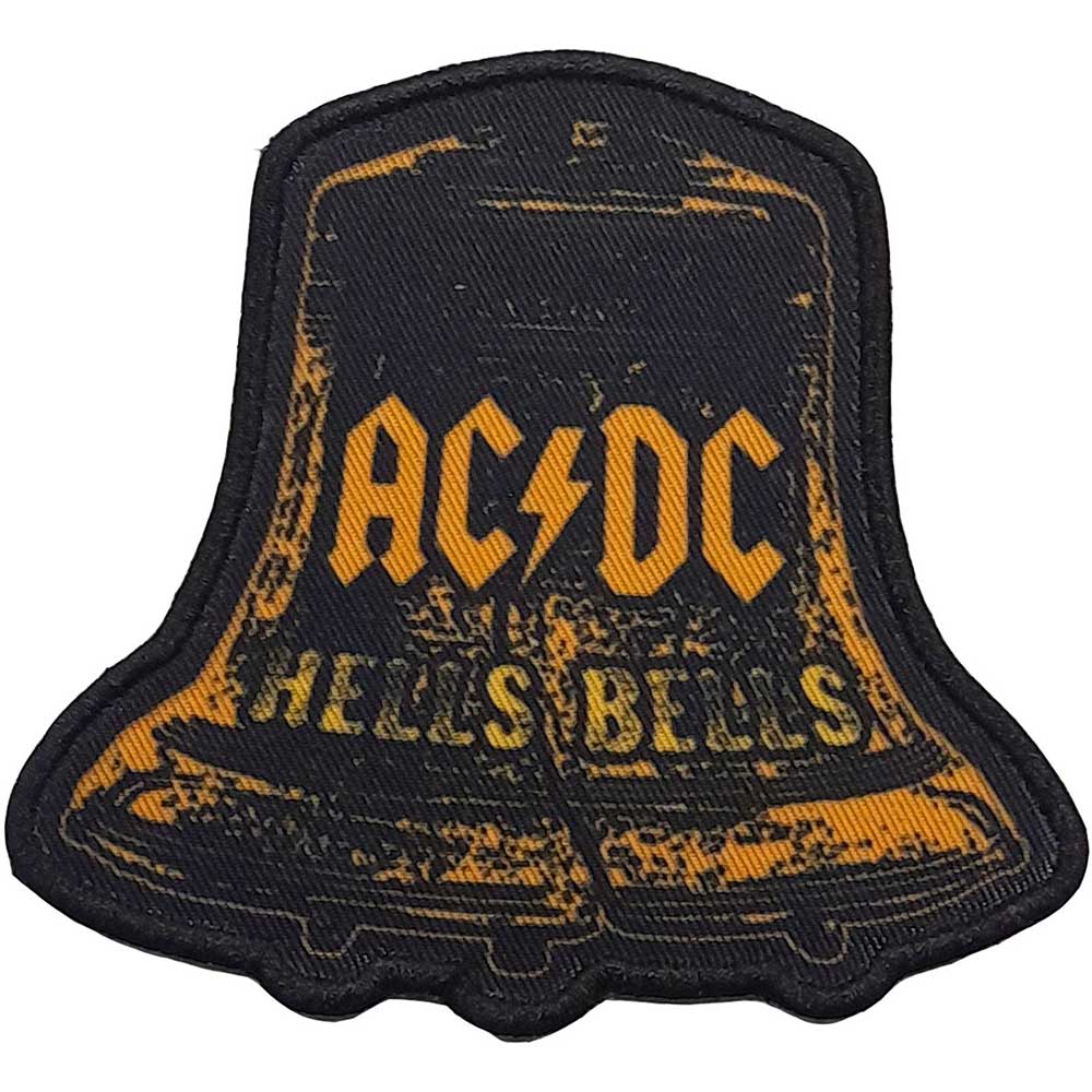 ACDC STANDARD PATCH: HELLS BELLS DISTRESSED