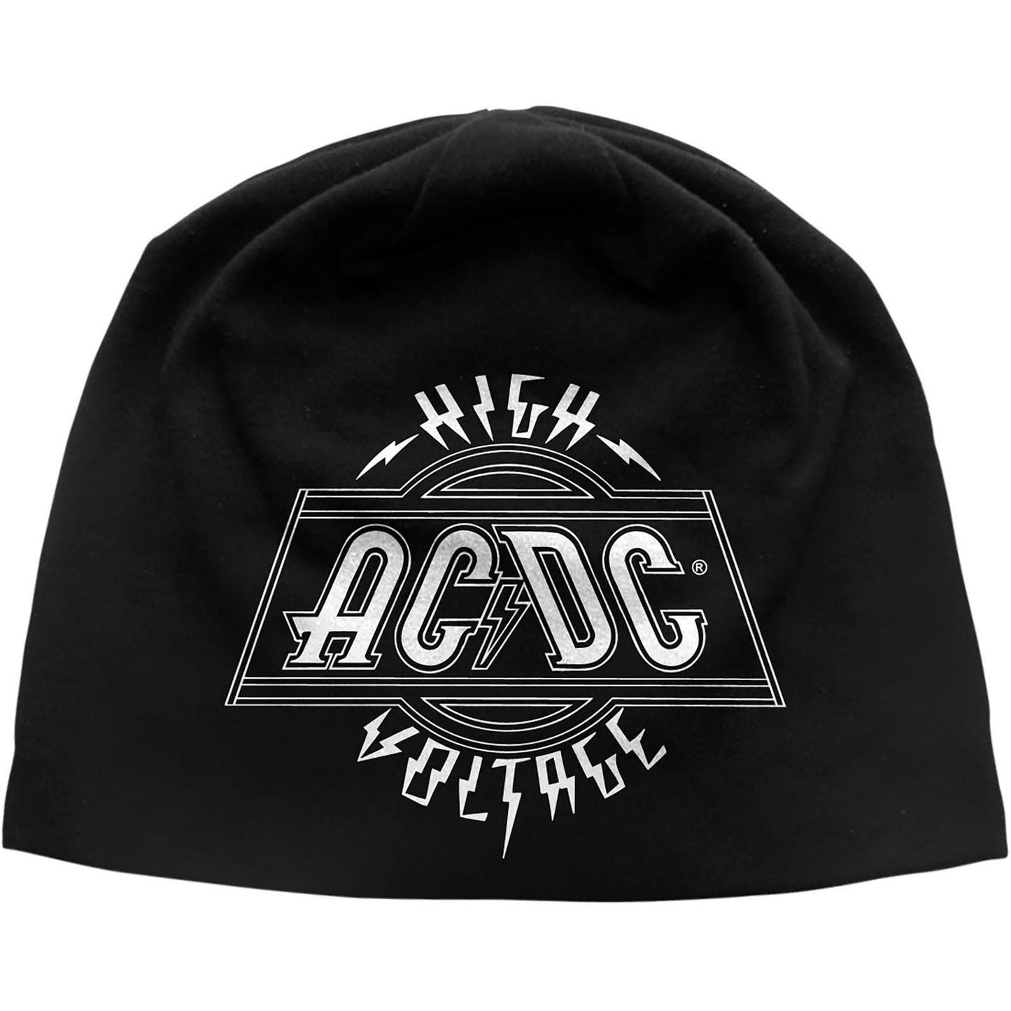 AC/DC UNISEX BEANIE HAT: VOLTAGE