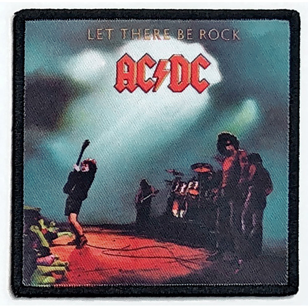 ACDC STANDARD PATCH: LET THERE BE ROCK (ALBUM COVER)