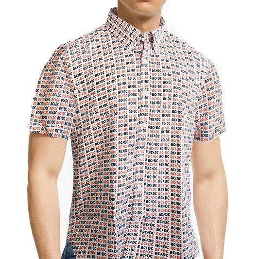 AC/DC UNISEX CASUAL SHIRT: LOGO