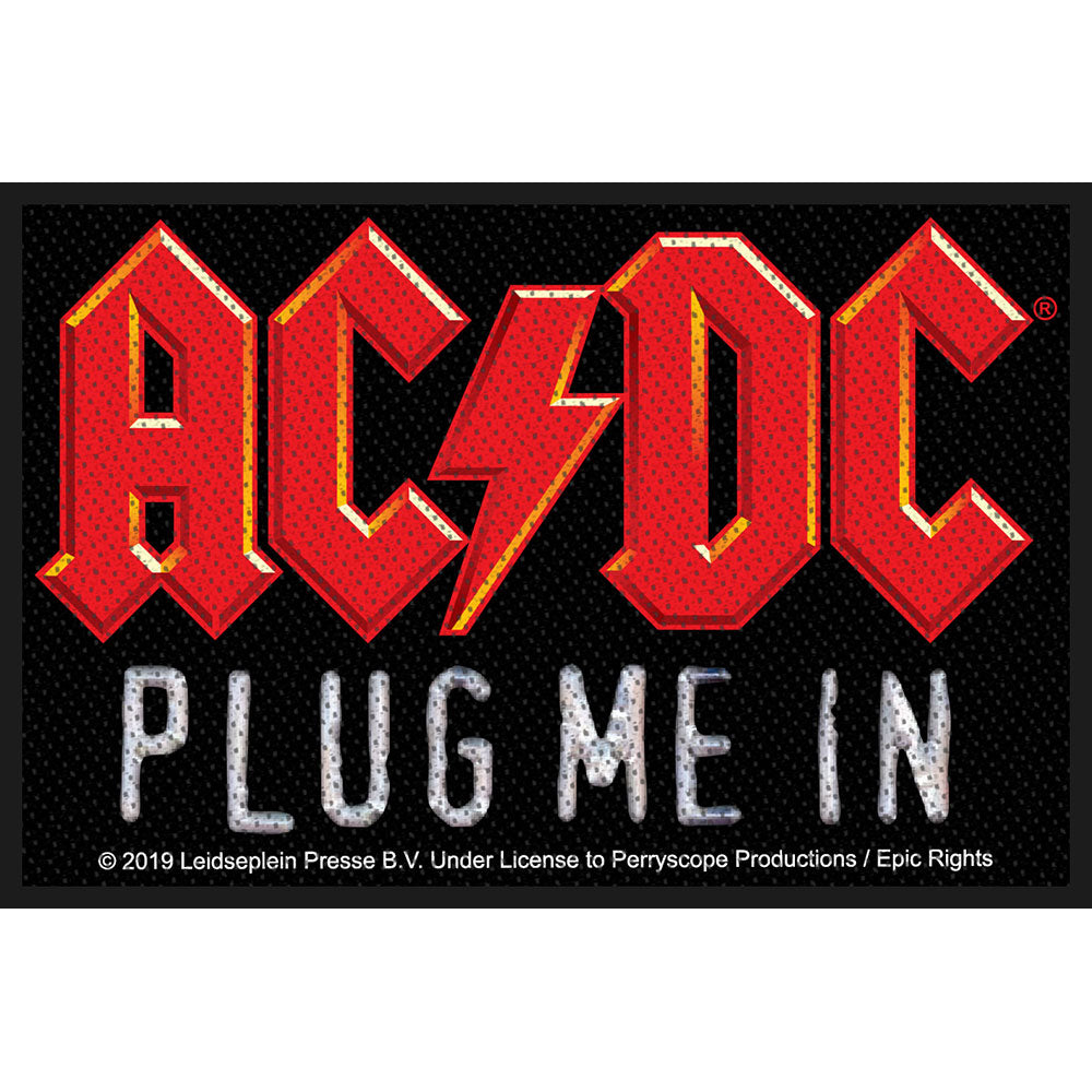 ACDC STANDARD PATCH: PLUG ME IN