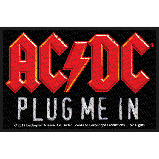 ACDC STANDARD PATCH: PLUG ME IN